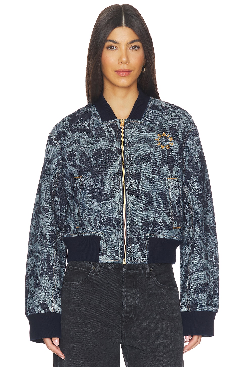 Kaytra Denim Bomber - thumbnail 3