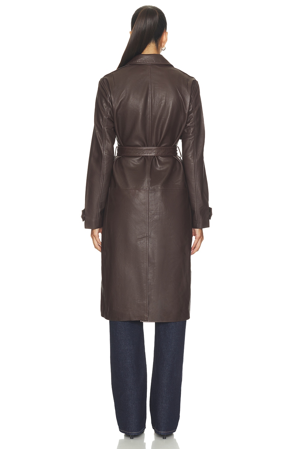 ALLSAINTS Okena Trench Coat in Oxblood Red | REVOLVE