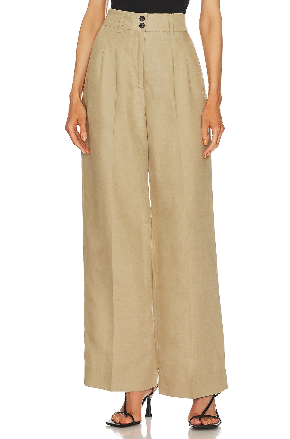 ALLSAINTS Petra Trouser in Light Beige | REVOLVE