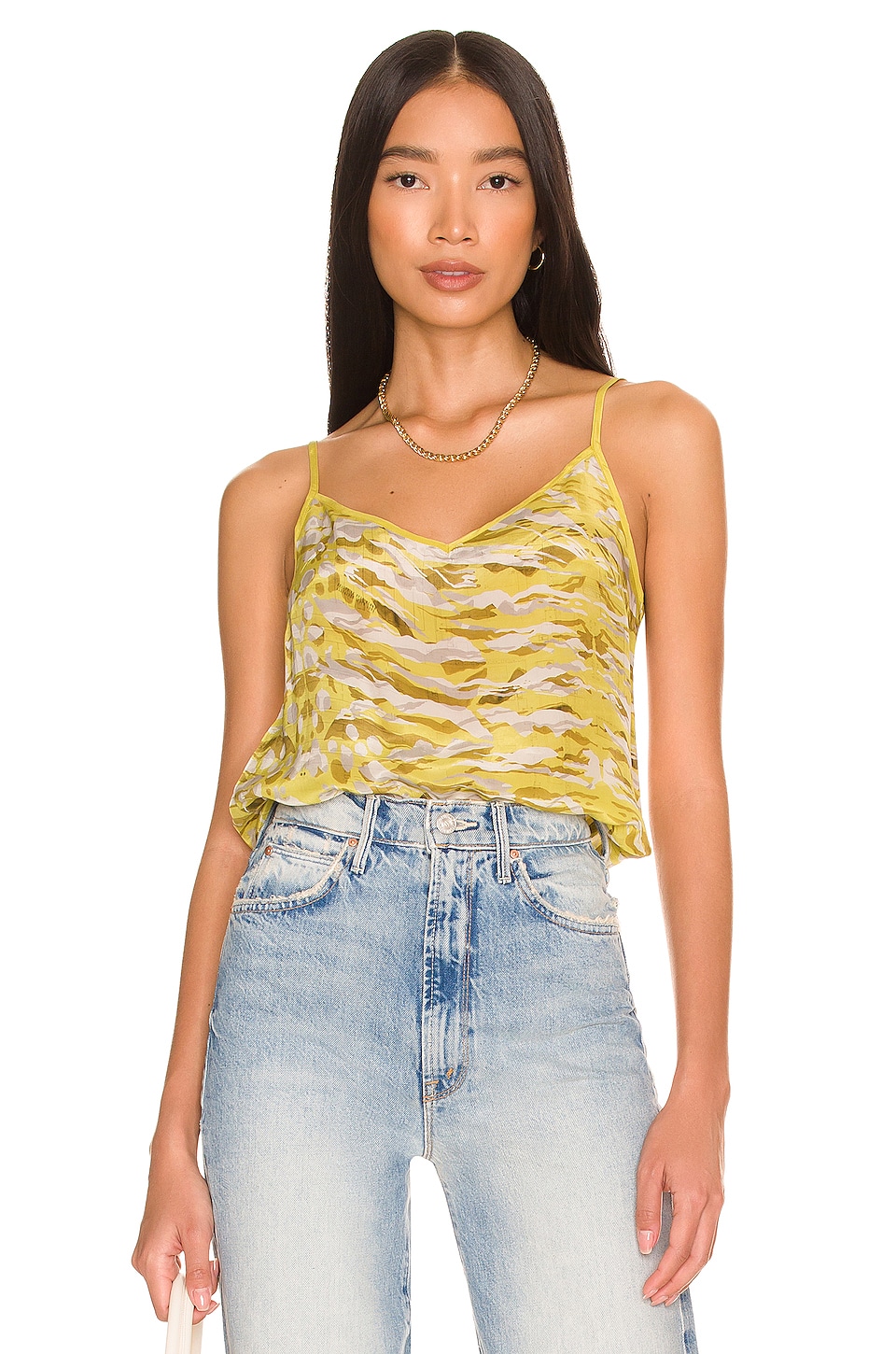 ALLSAINTS Tami Oniyuri Top in Yellow | REVOLVE