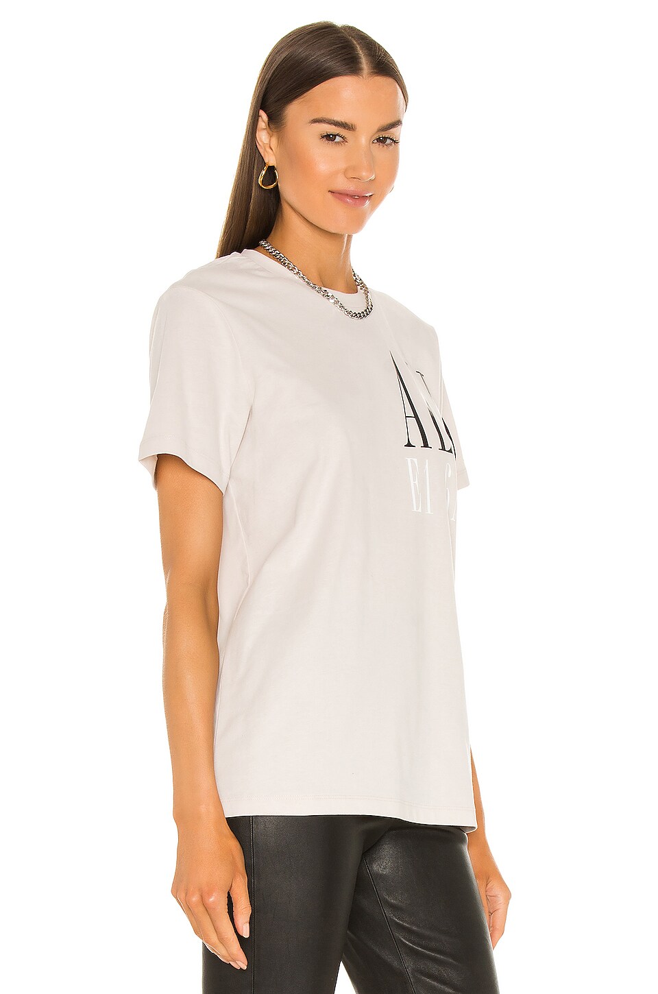 ALLSAINTS Separo Crew Tee in Chalk White