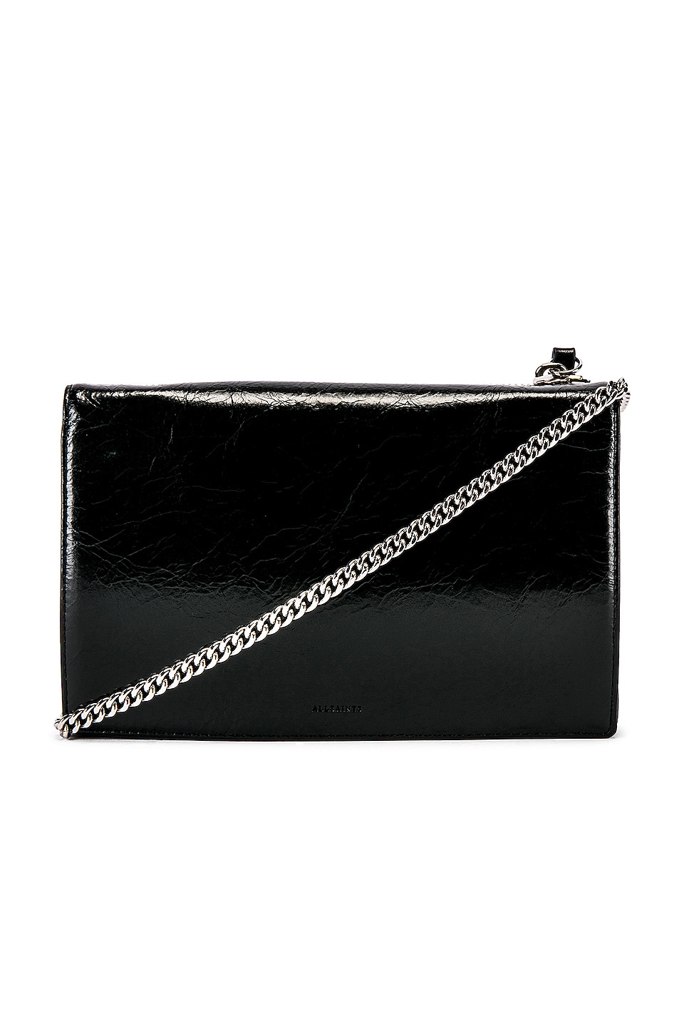 ALLSAINTS Fetch Chain Wallet in Black | REVOLVE