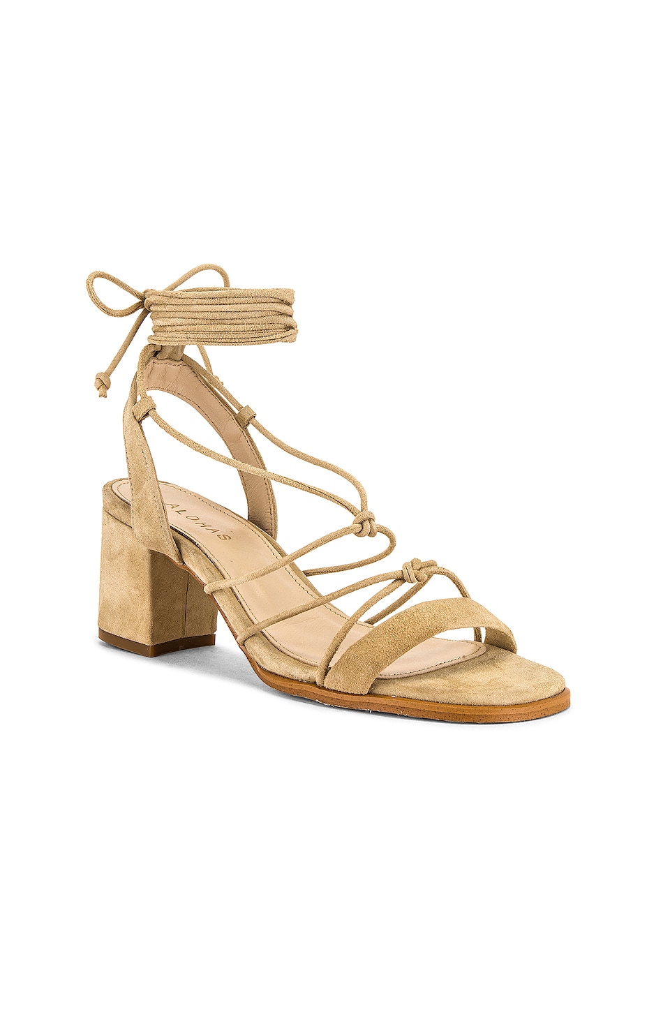 alohas unique laced heel