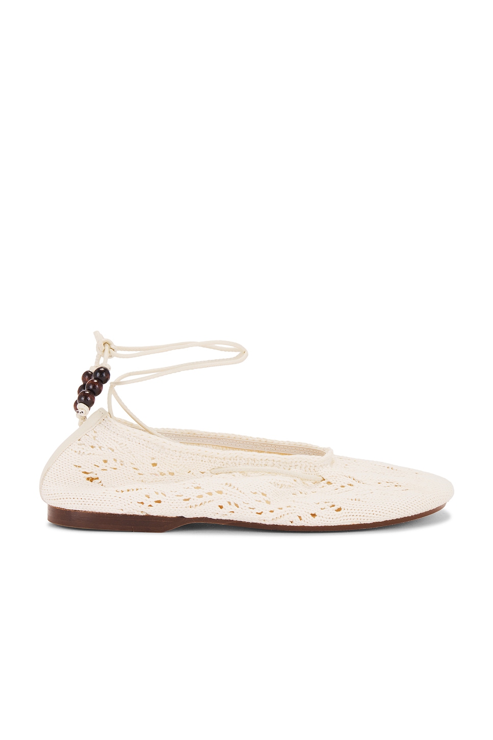 バレエシューズ ROSEMARY CROCHET ALOHAS Rosemary Crochet Espadrilles in Cream | REVOLVE