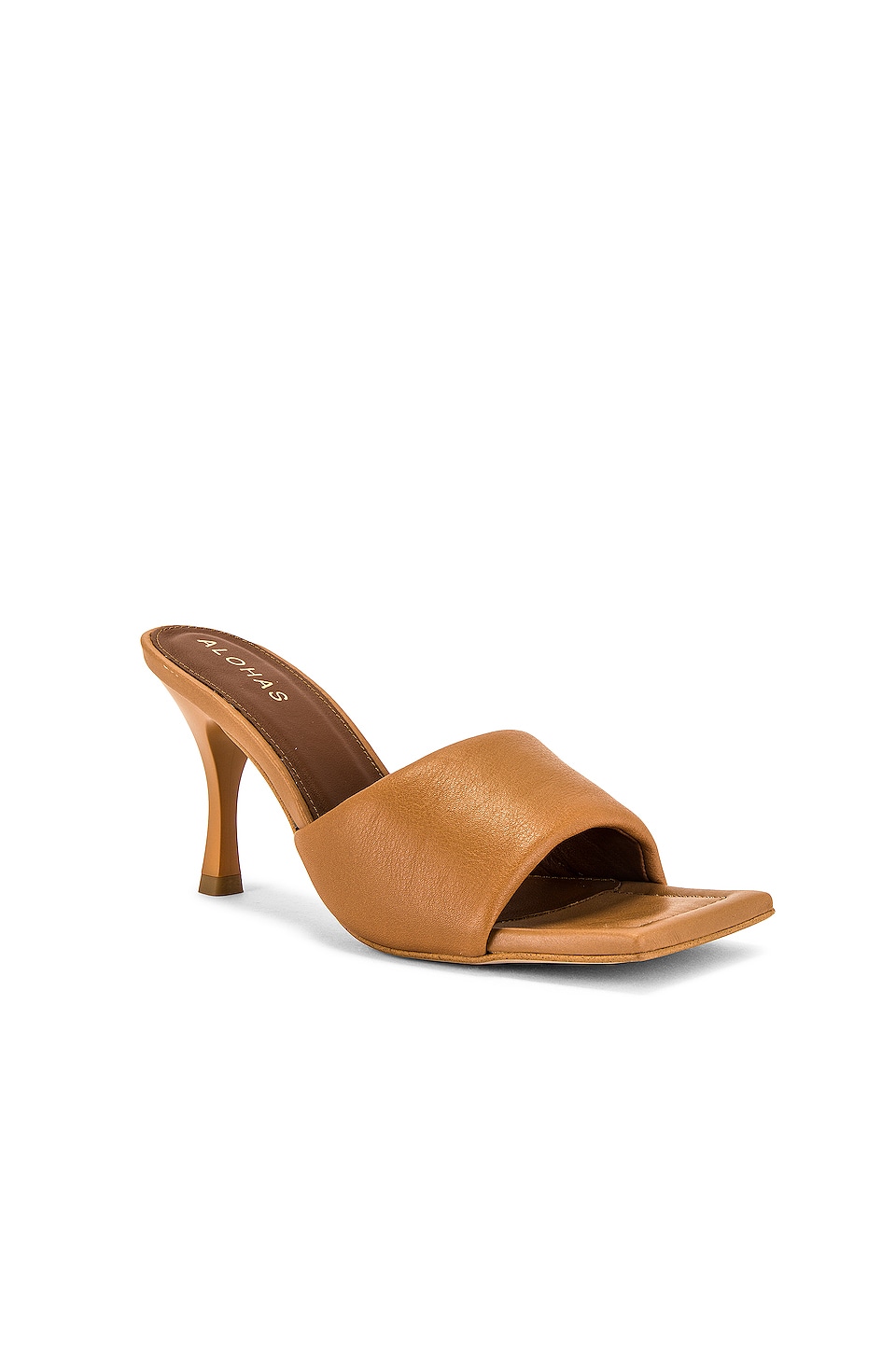 ALOHAS Puffy Mule in Camel