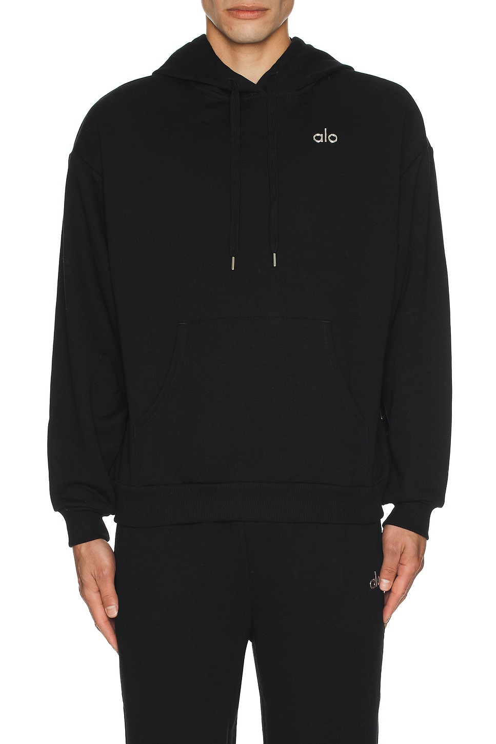 alo Accolade Hoodie in Black | REVOLVE