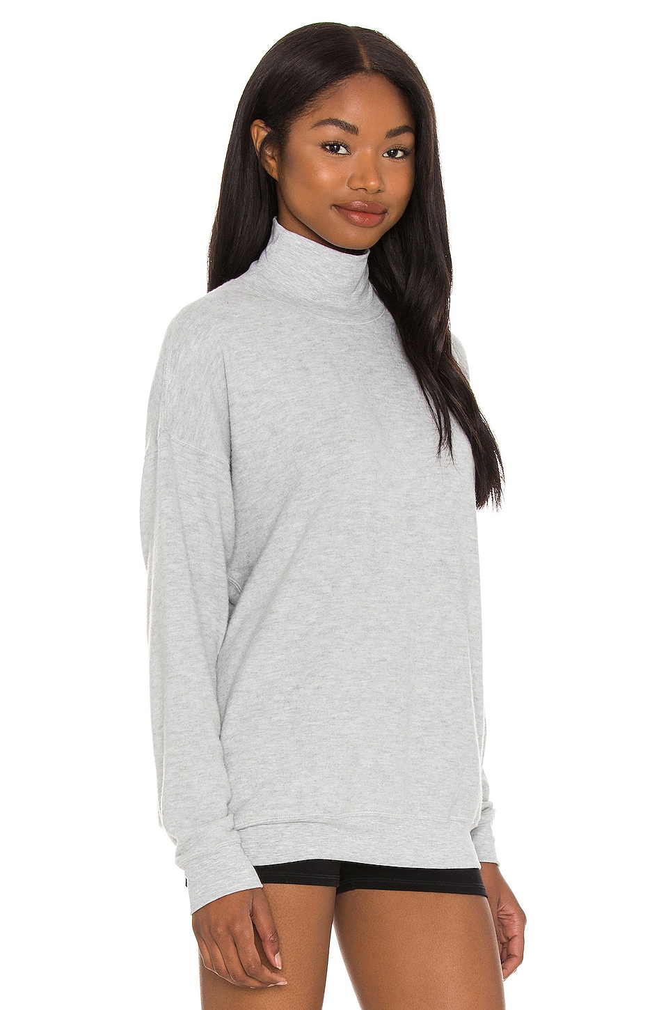 alo refresh mock neck sweatshirt