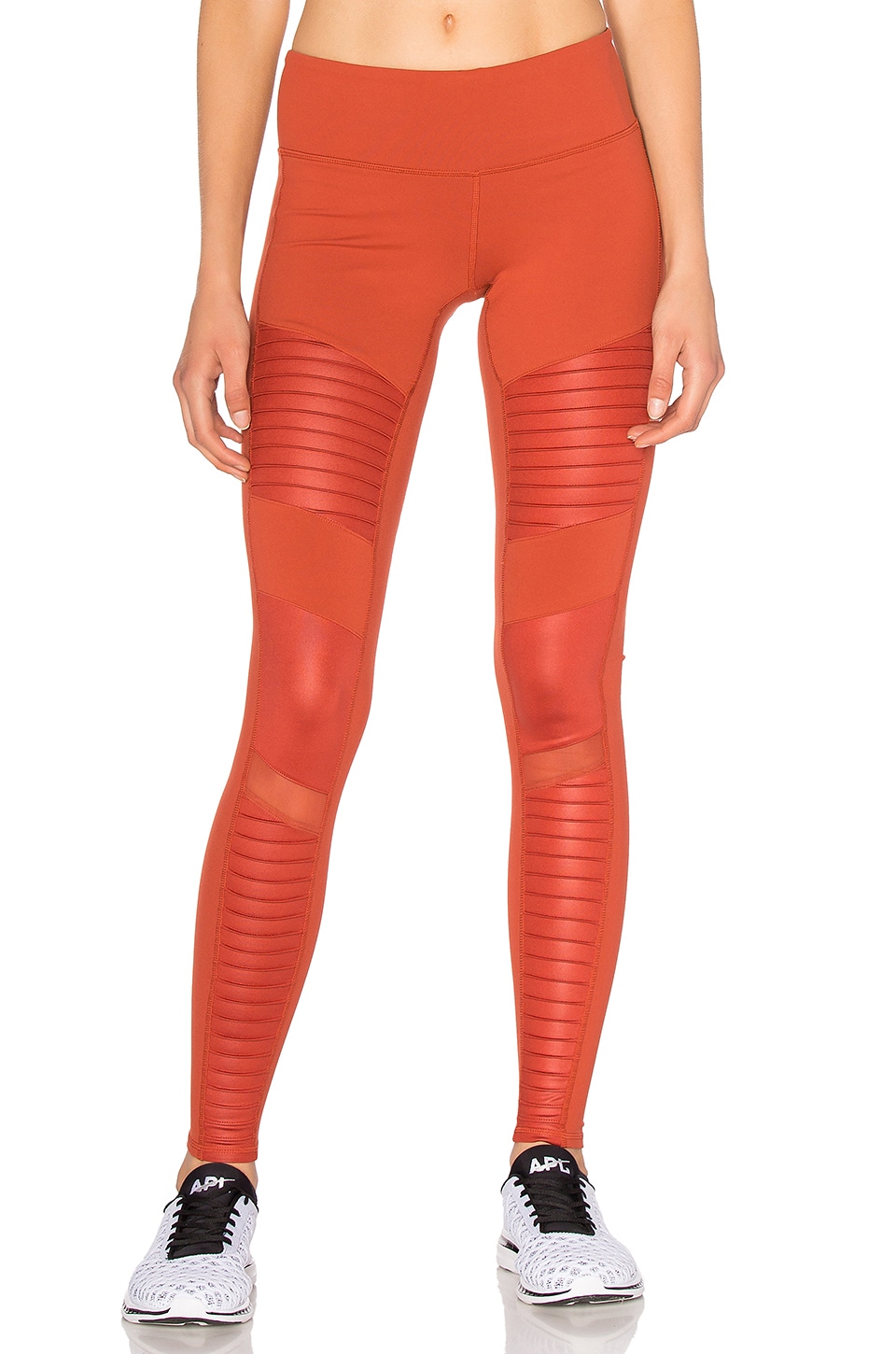 alo Moto Legging in Sunbaked Glossy REVOLVE