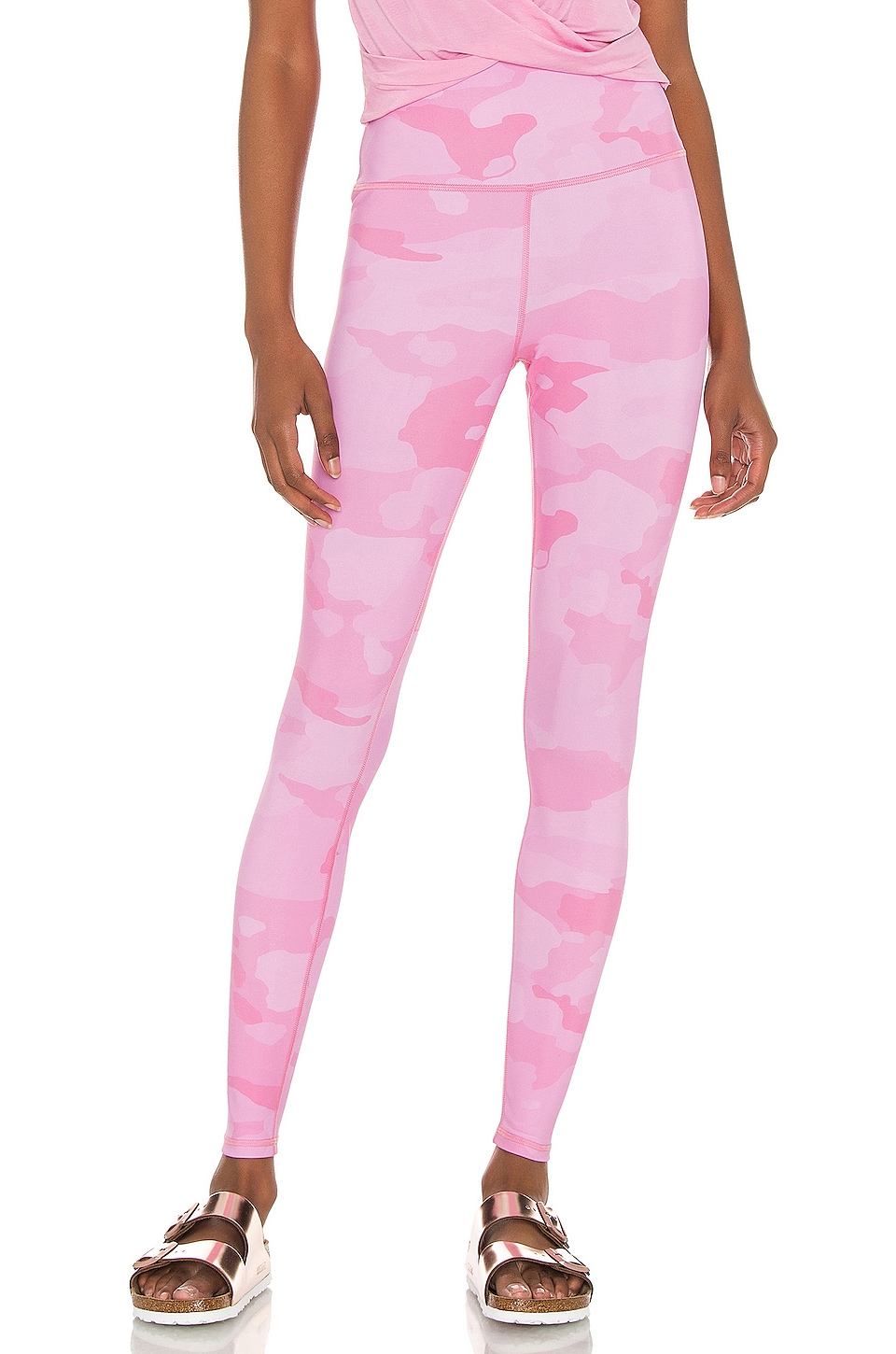 Pink Camo Leggings with Pockets - ShopperBoard