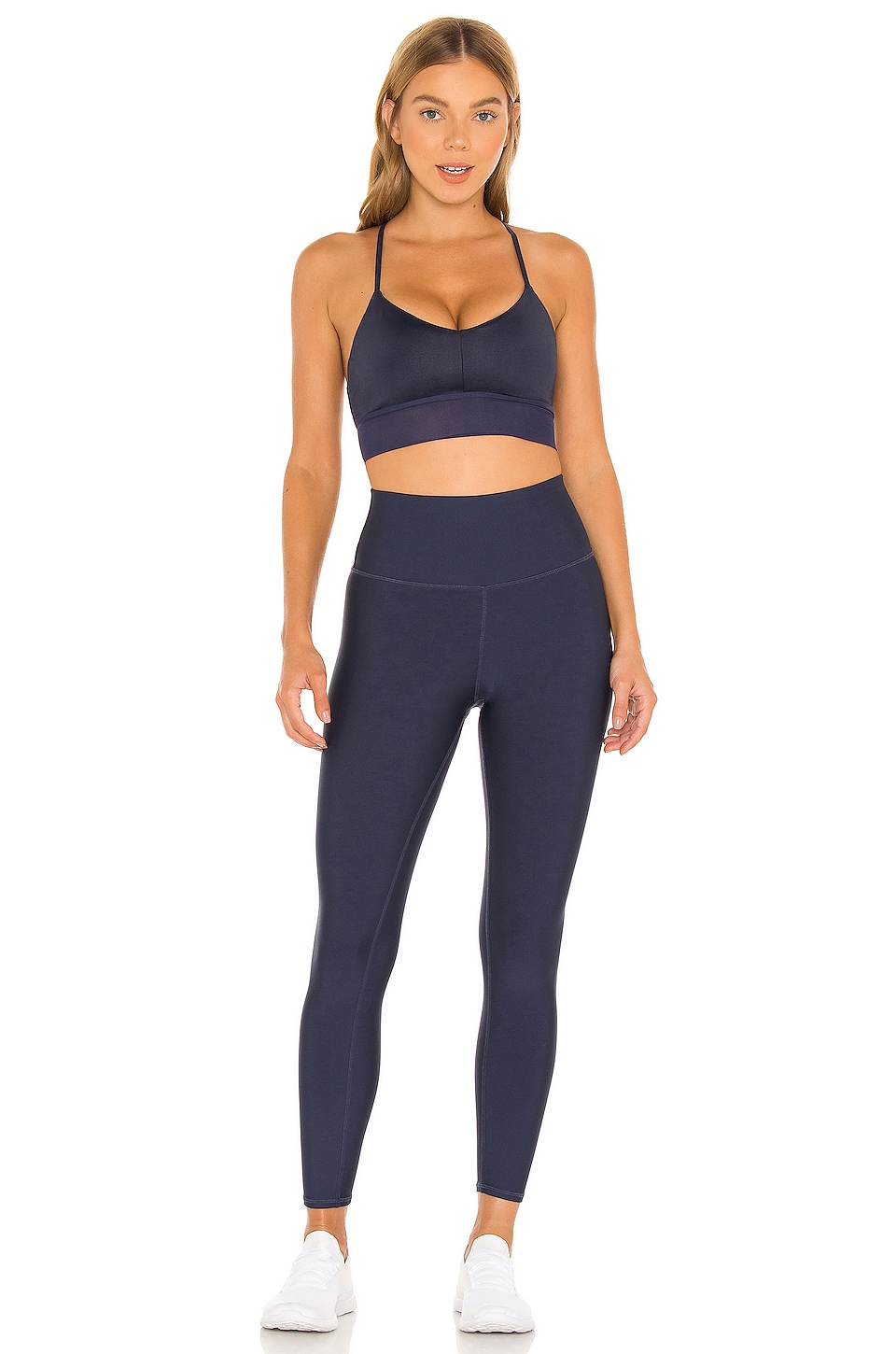 alo 7/8 High Waist Airlift Legging in True Navy | REVOLVE