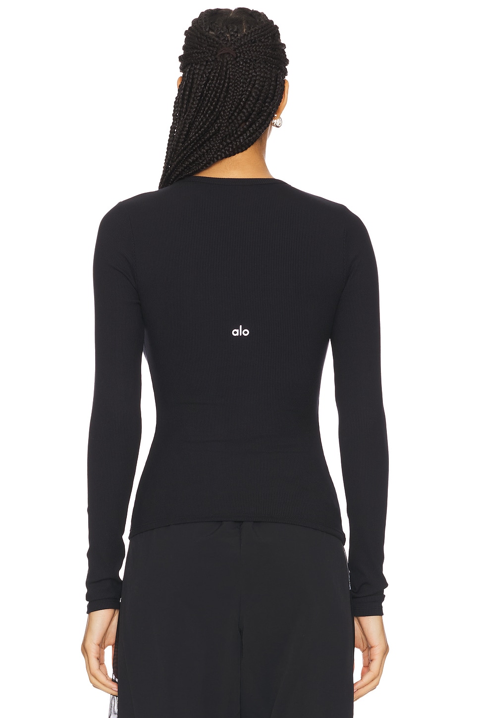 alo - Ribbed Modal Long Sleeve Top | Plush