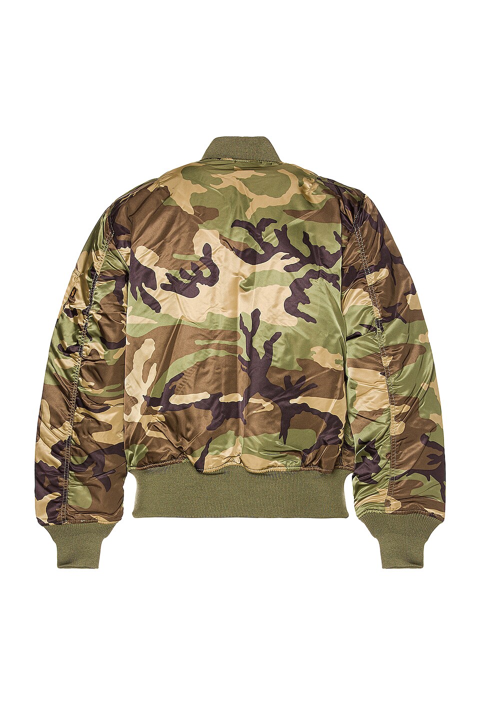 ALPHA INDUSTRIES MA-1 Bomber Jacket in Woodland Camo