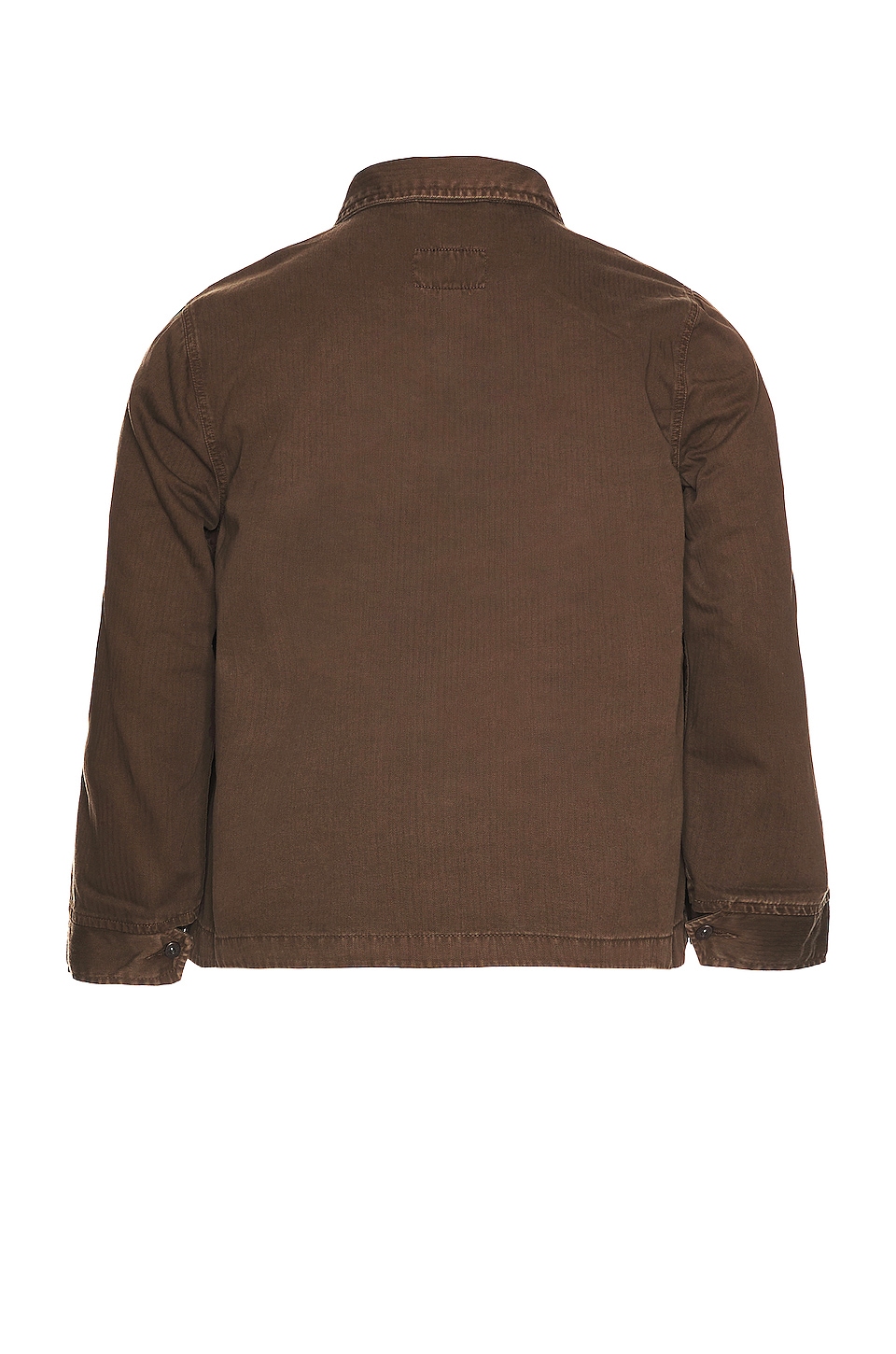 ALPHA INDUSTRIES P44 Mod Shirt Jacket in Vintage Brown