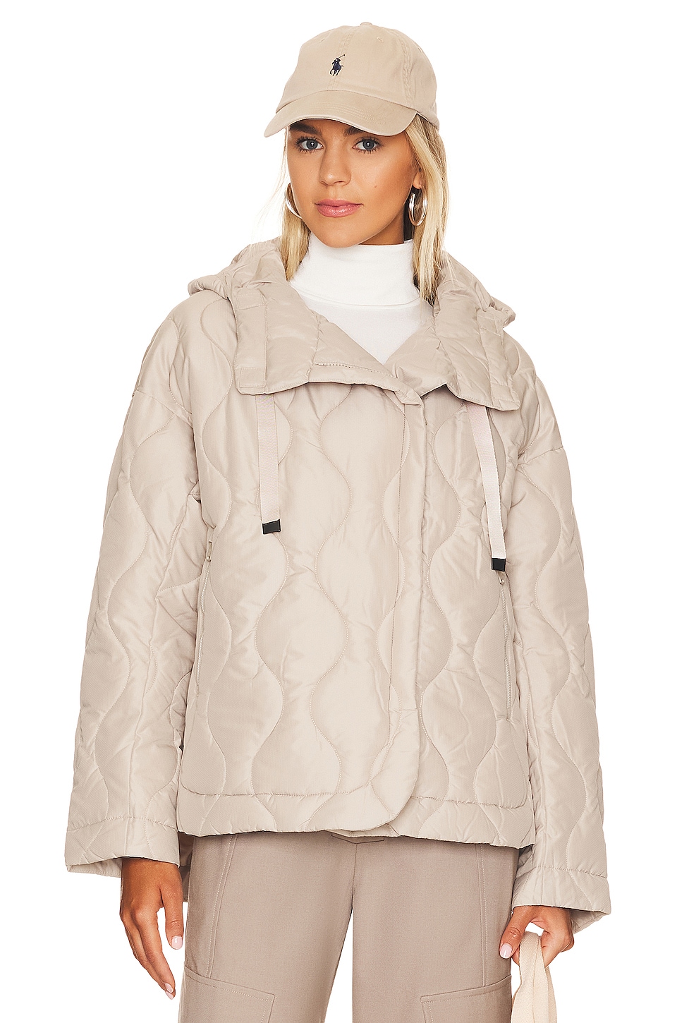 Alp N Rock Nori Quilted Jacket in Tan