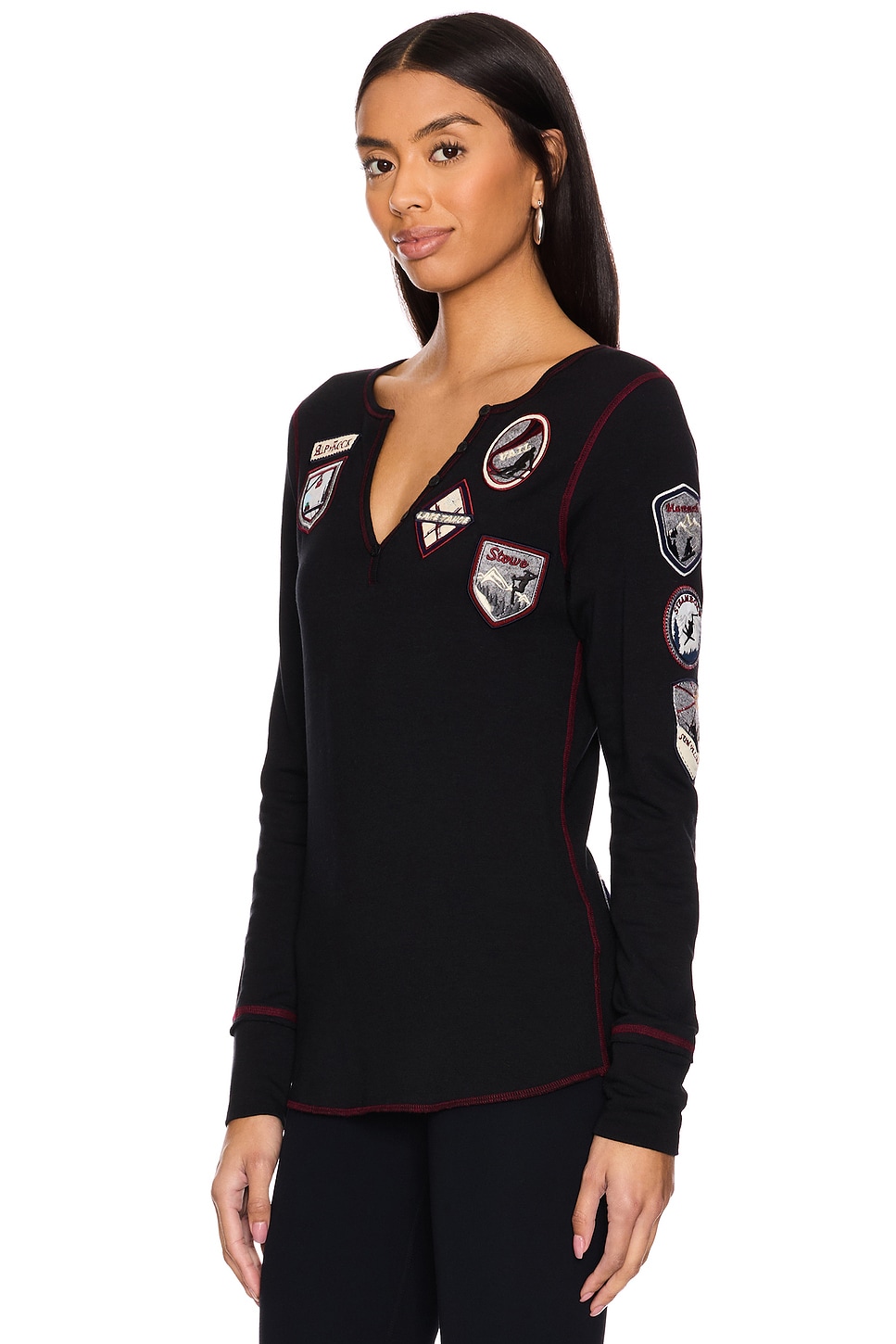 Alp N Rock Usa Resorts Henley Shirt