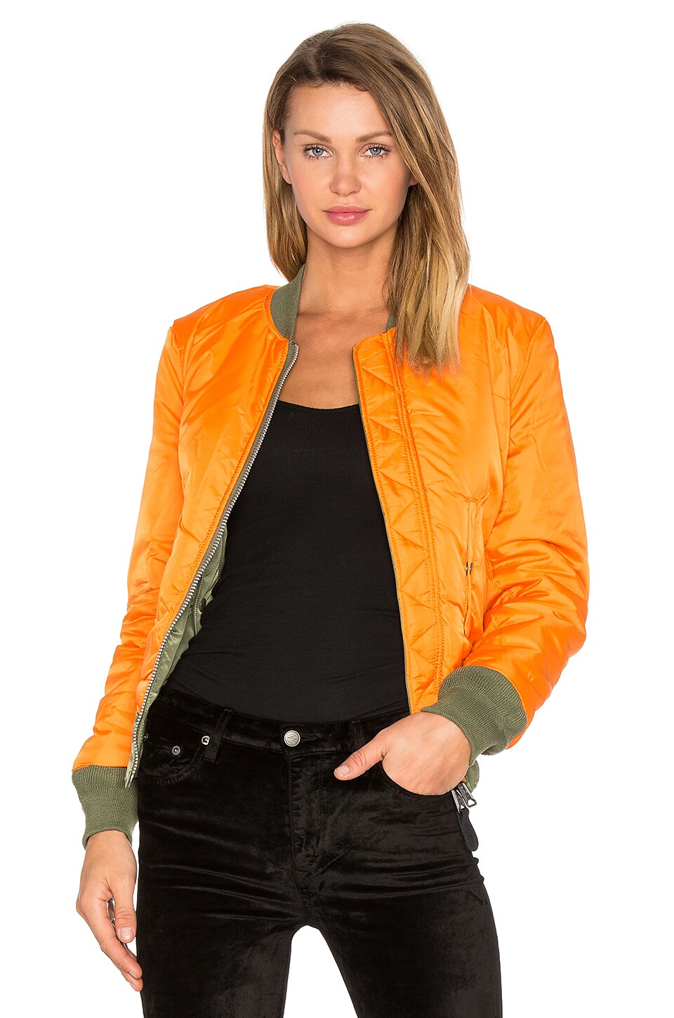 ALPHA INDUSTRIES BLOUSON BOMBER MA-1 W