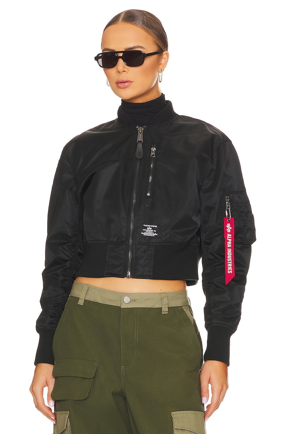 Alpha Industries L-2B Cropped Flight Jacket thumbnail