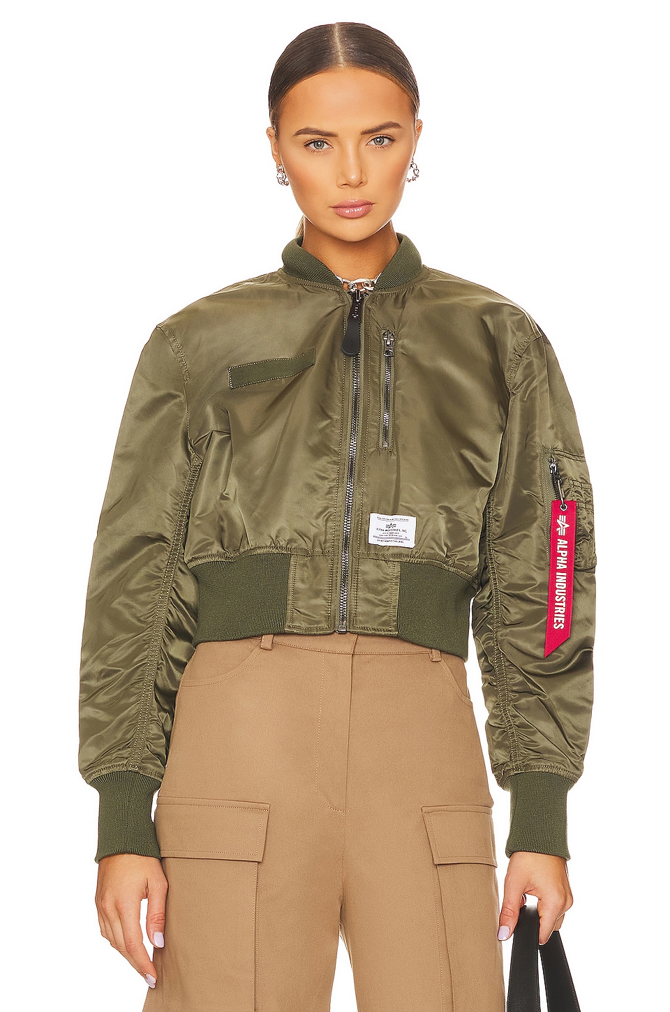 ALPHA INDUSTRIES BLOUSON L-2B CROPPED FLIGHT