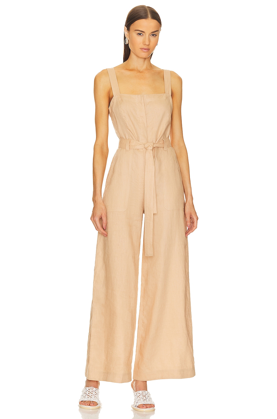 A.L.C. Winslow Jumpsuit in Biscotti