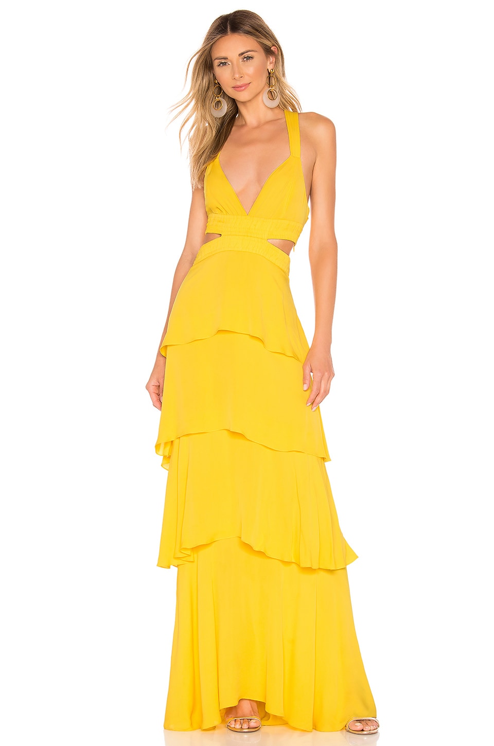 alc dress yellow