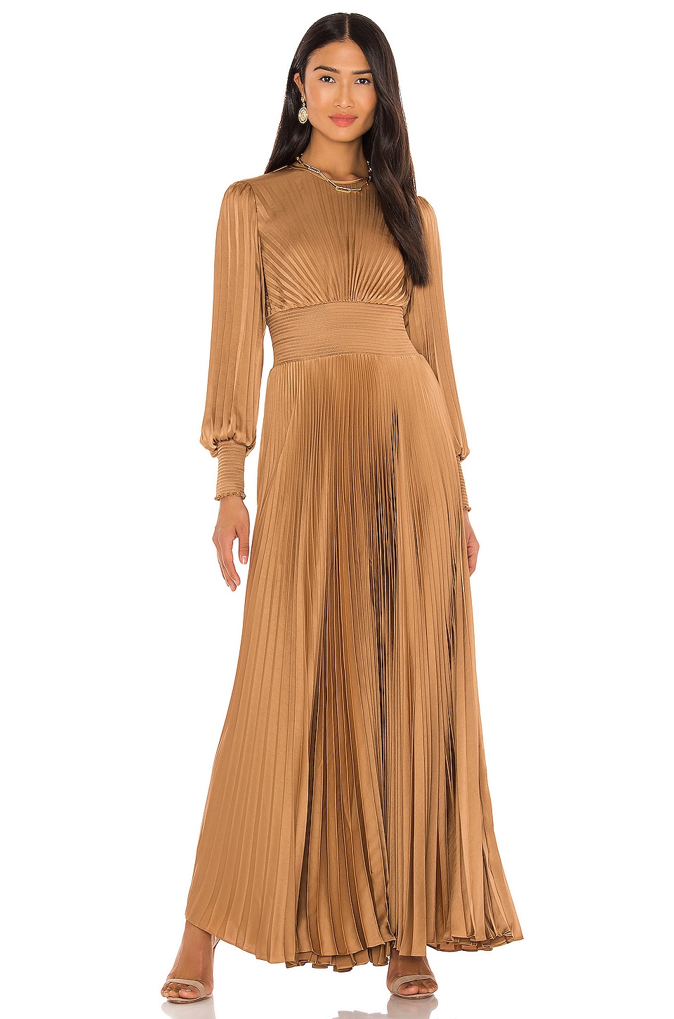 revolve leah gown