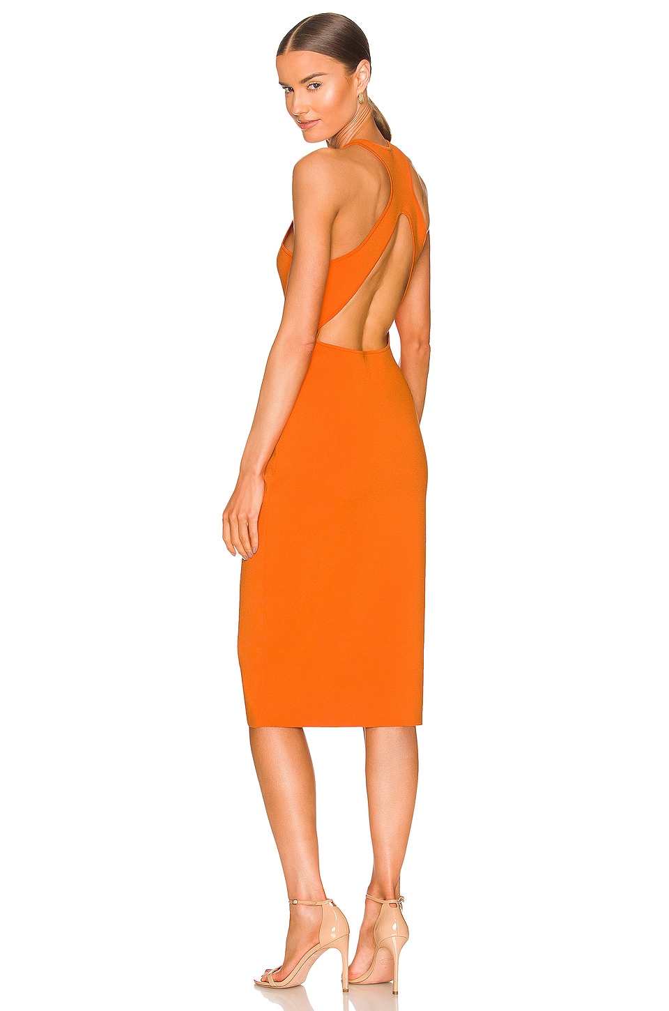 alc orange dress