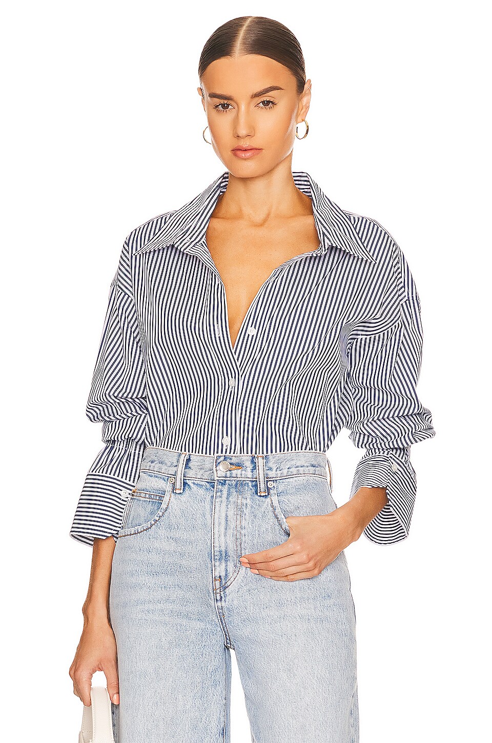 A.L.C. Monica Top in Dark Sapphire Stripe | REVOLVE