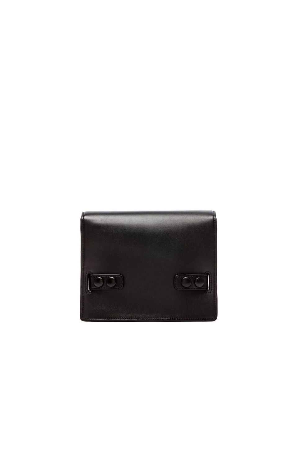A.L.C. Davenport Crossbody in Black & Nickle