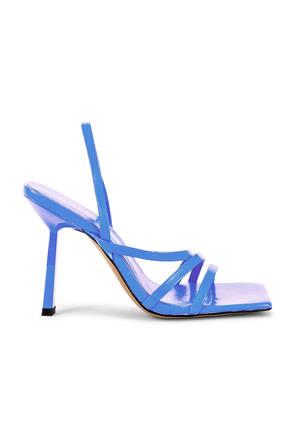 Image 1 of Strappy Heel in Bright Blue Leather