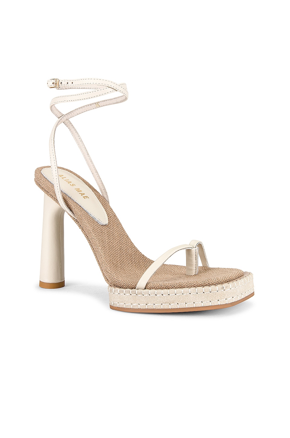 Alias Mae Gia Platform Heel in Bone Leather
