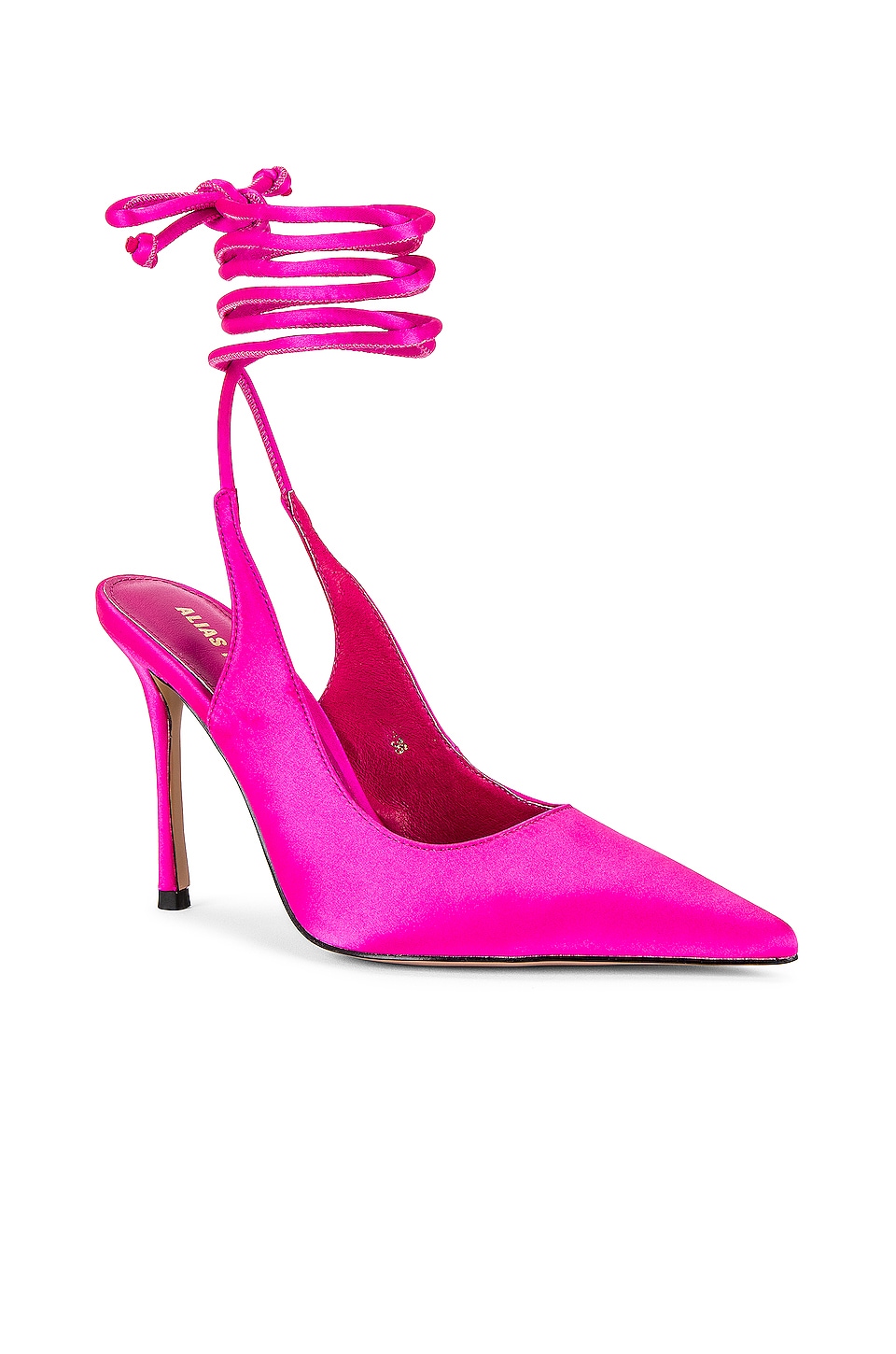 Alias Mae Bobby Heel in Pink Satin
