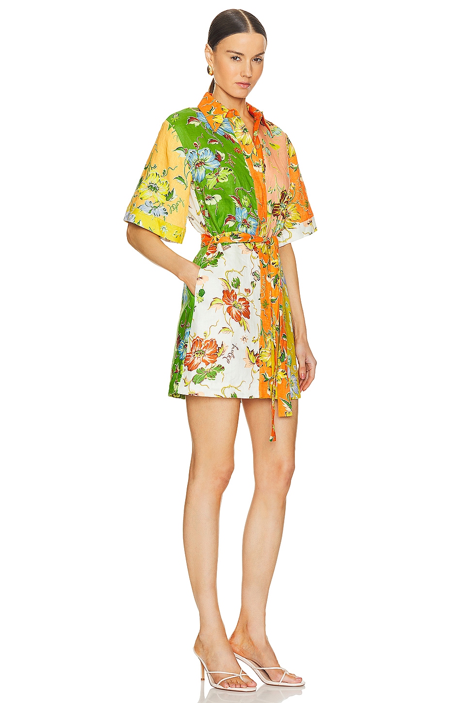 Alémais Hotel Lamu Spliced Mini Dress