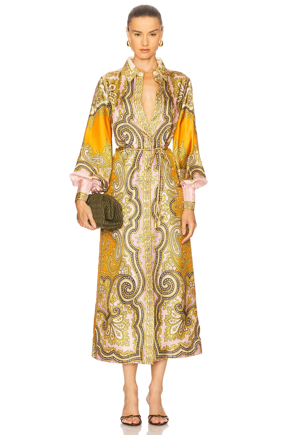 Clemenza Silk Shirtdress