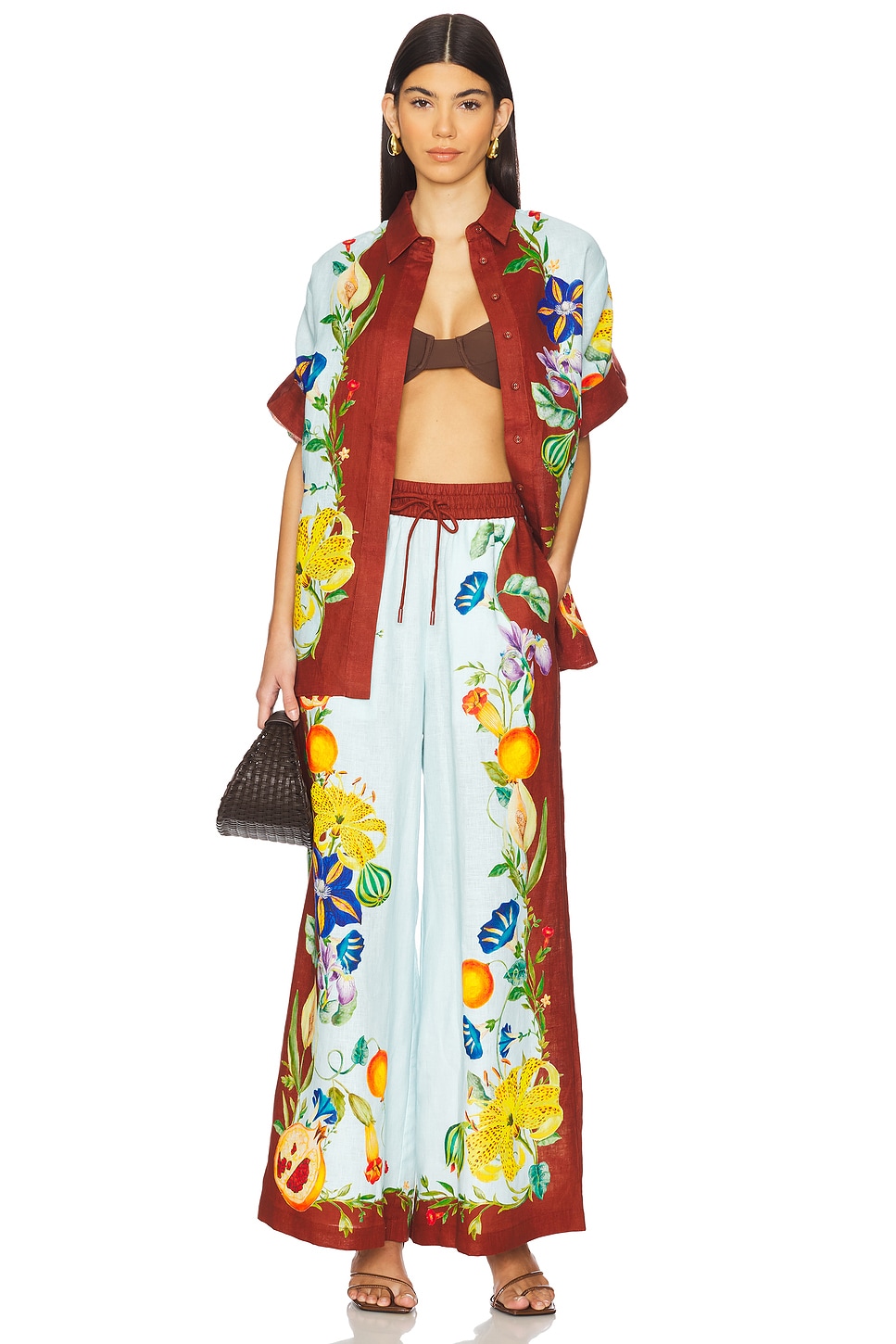 Alemais Dahlia Floral Top in Multi REVOLVE