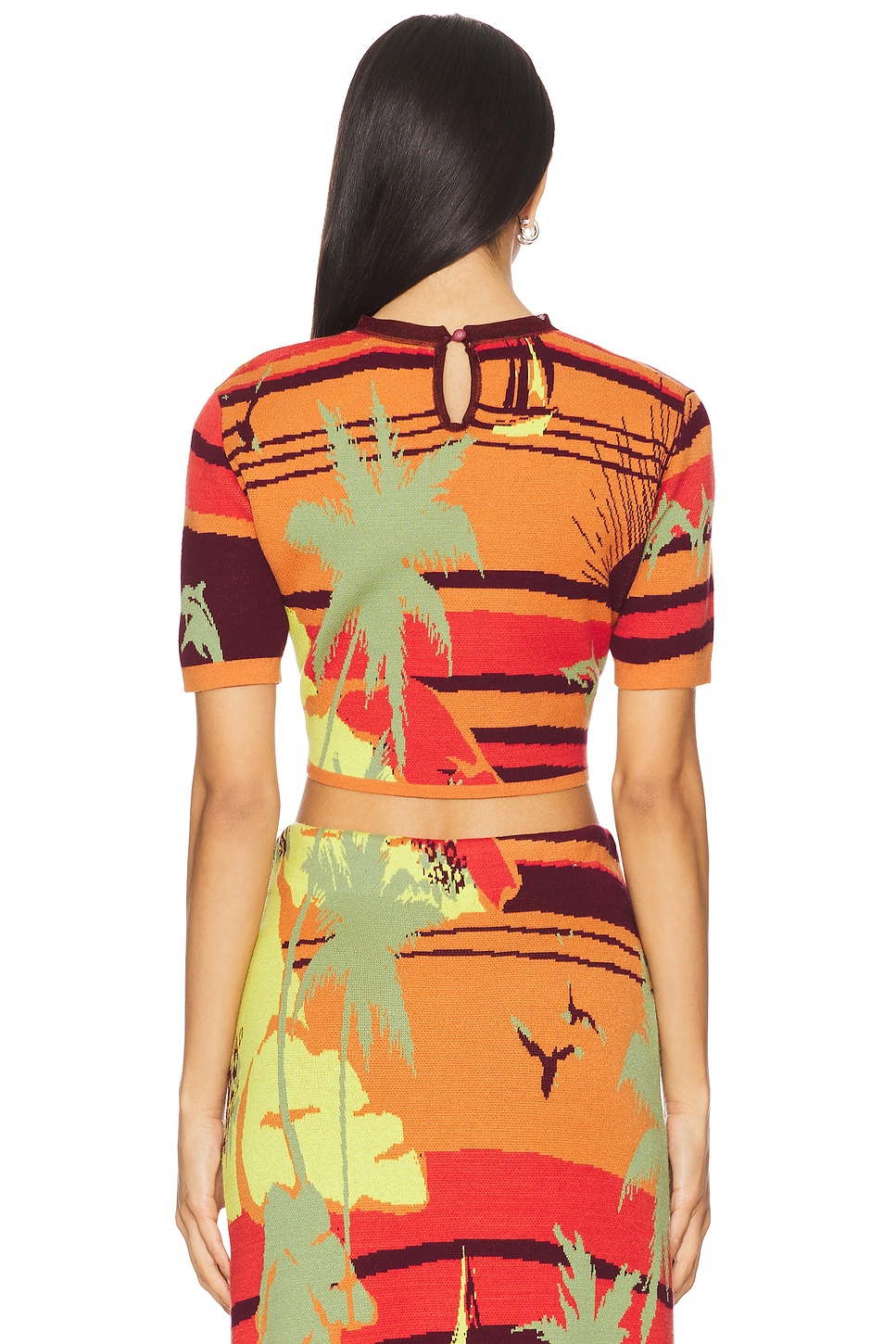 Alémais Palm Island Knit Top