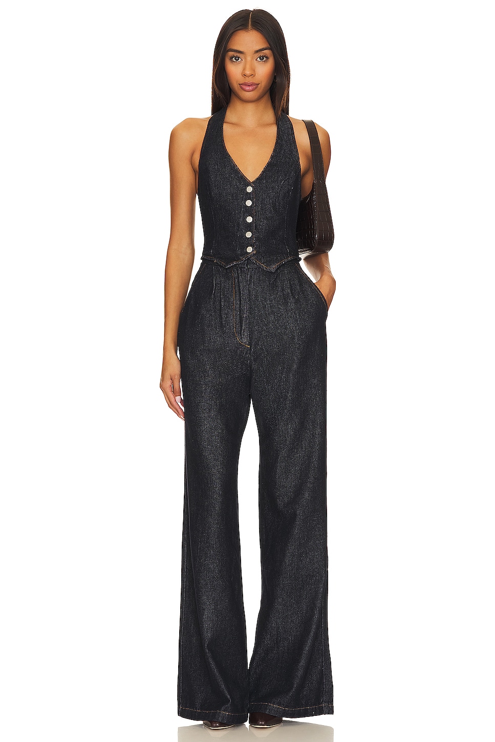 X Revolve Isadore Denim Jumpsuit