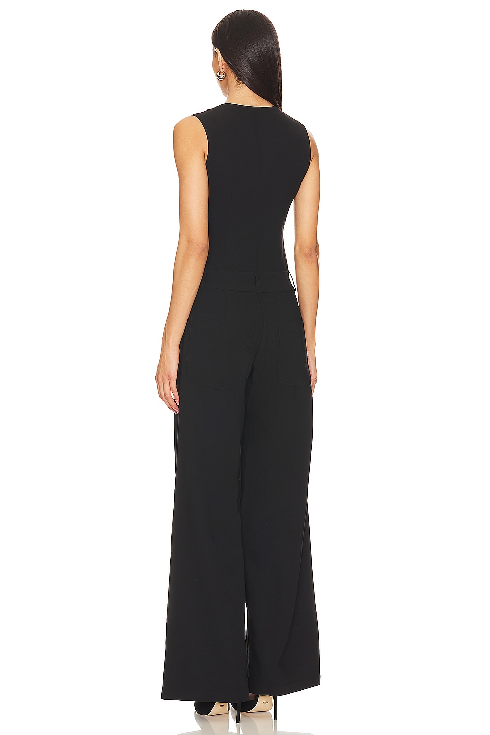 Amanda Uprichard x REVOLVE Tori Jumpsuit in Black | REVOLVE