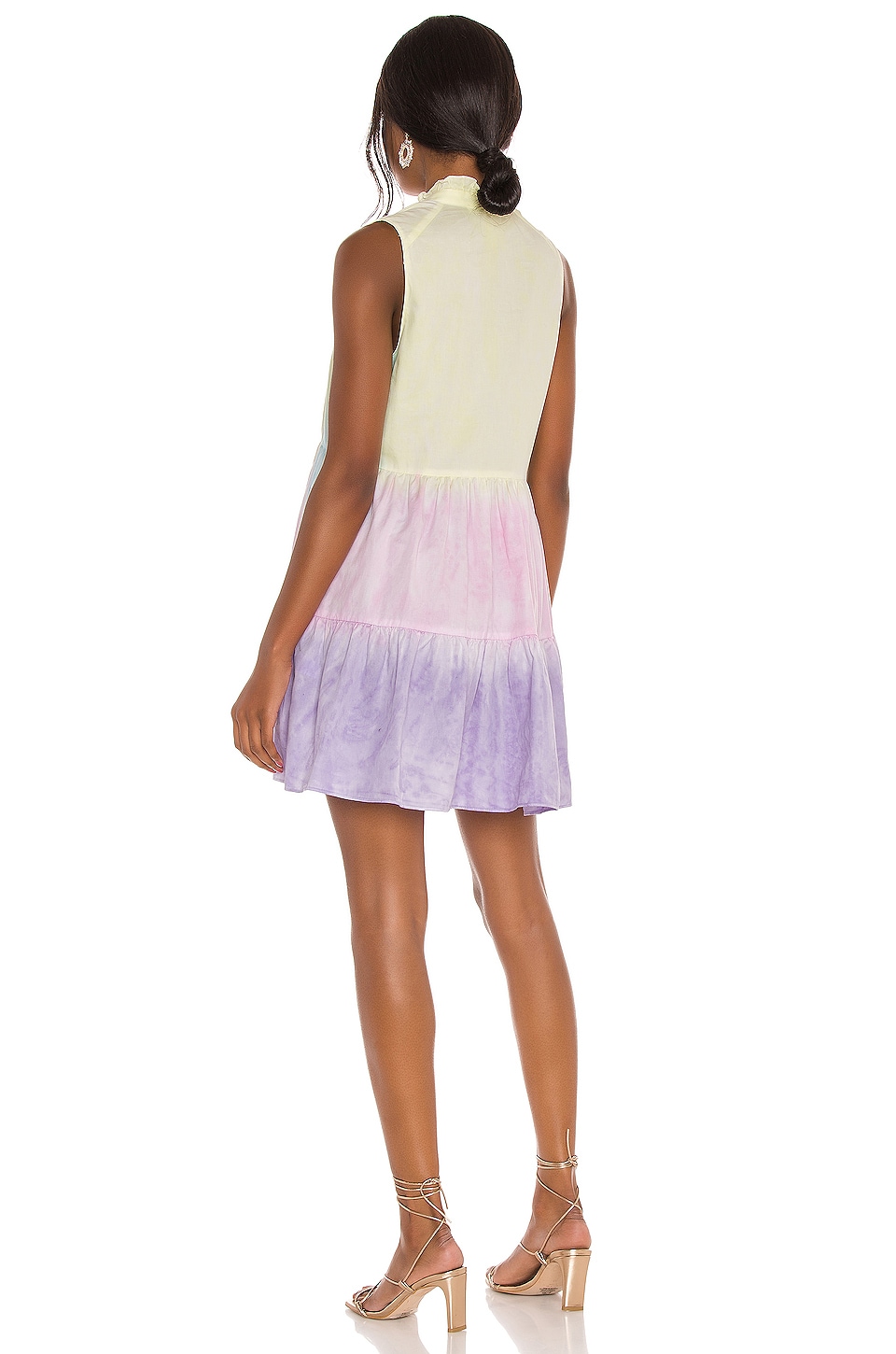 Amanda Uprichard Sleeveless Saffron Dress in Tie Dye REVOLVE
