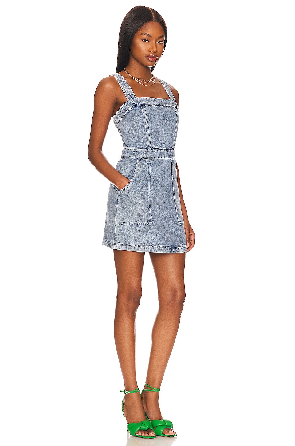 Amanda Uprichard Ace Dress in Caspian