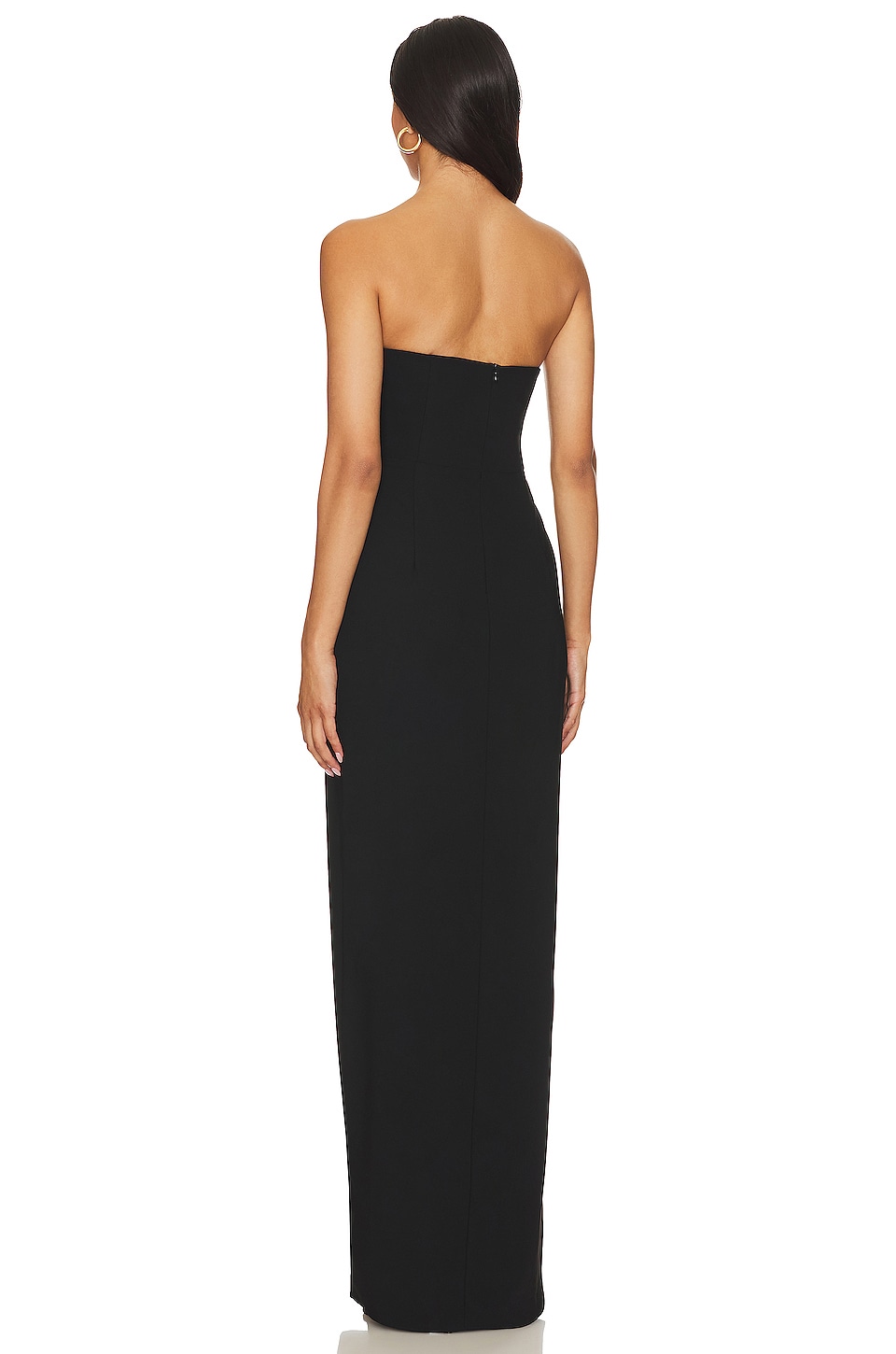 X Revolve Strapless Puzzle Gown