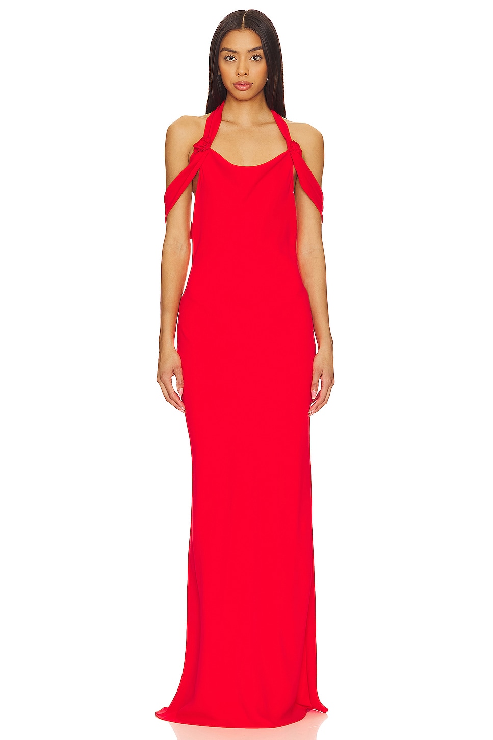 Amanda Uprichard X Revolve Serenade Maxi Dress In Crimson Revolve