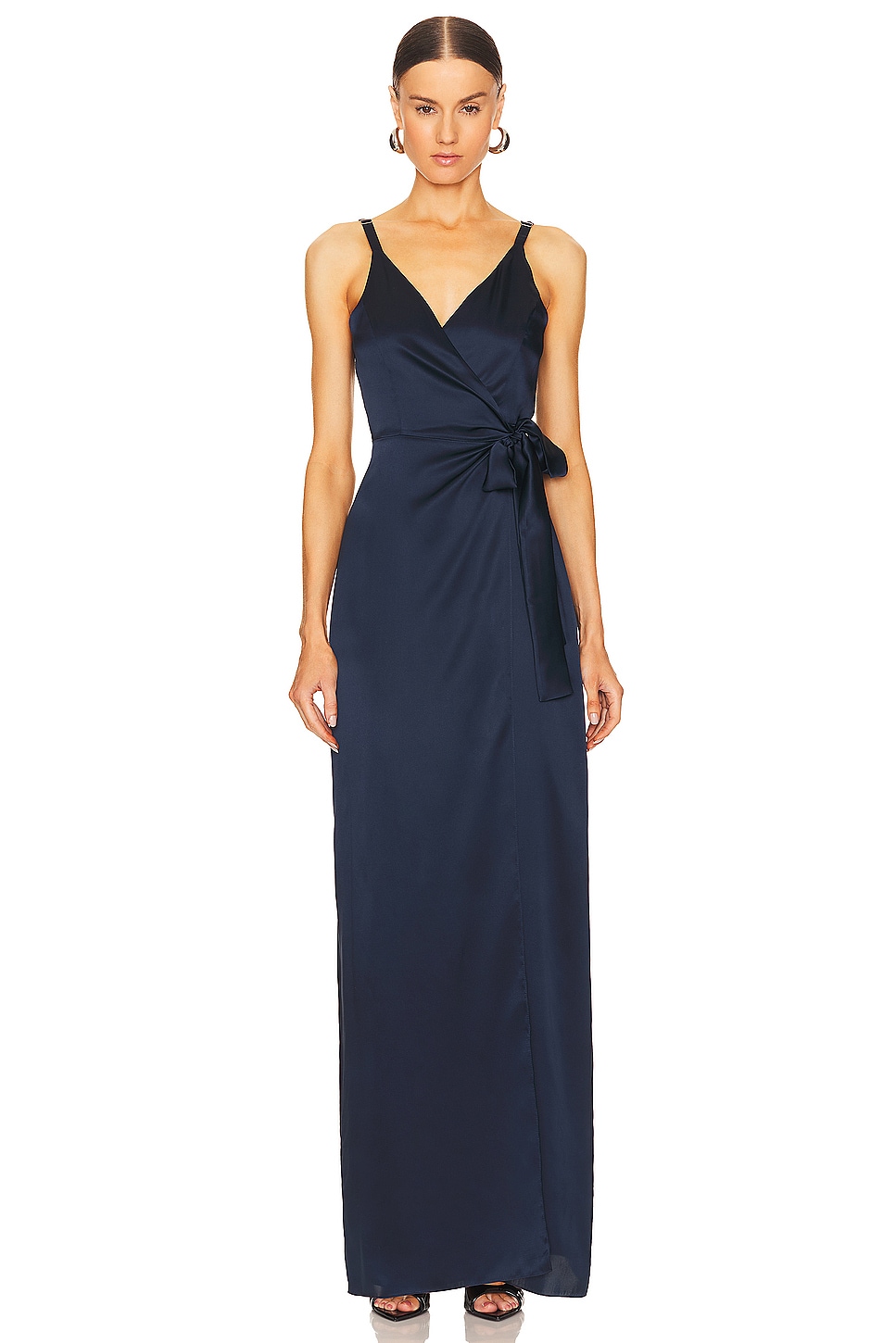 green emerald velvet dress Liberty Sheath Square Long Sleeves Midi Formal Dresses, Black