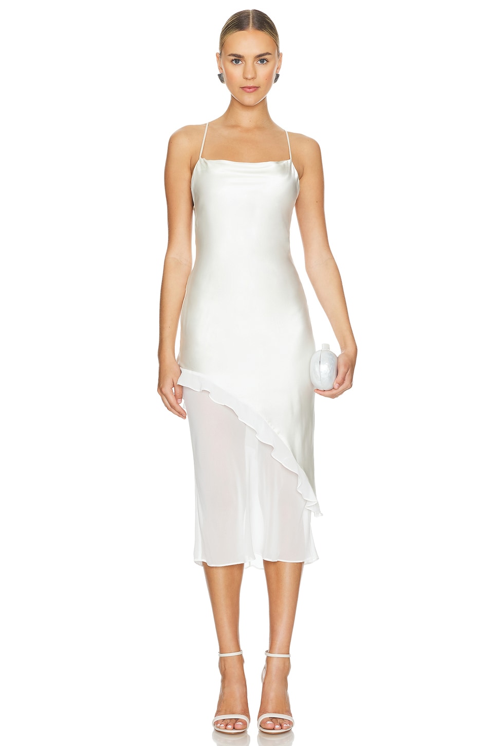 Amanda Uprichard Louie Dress in Ivory