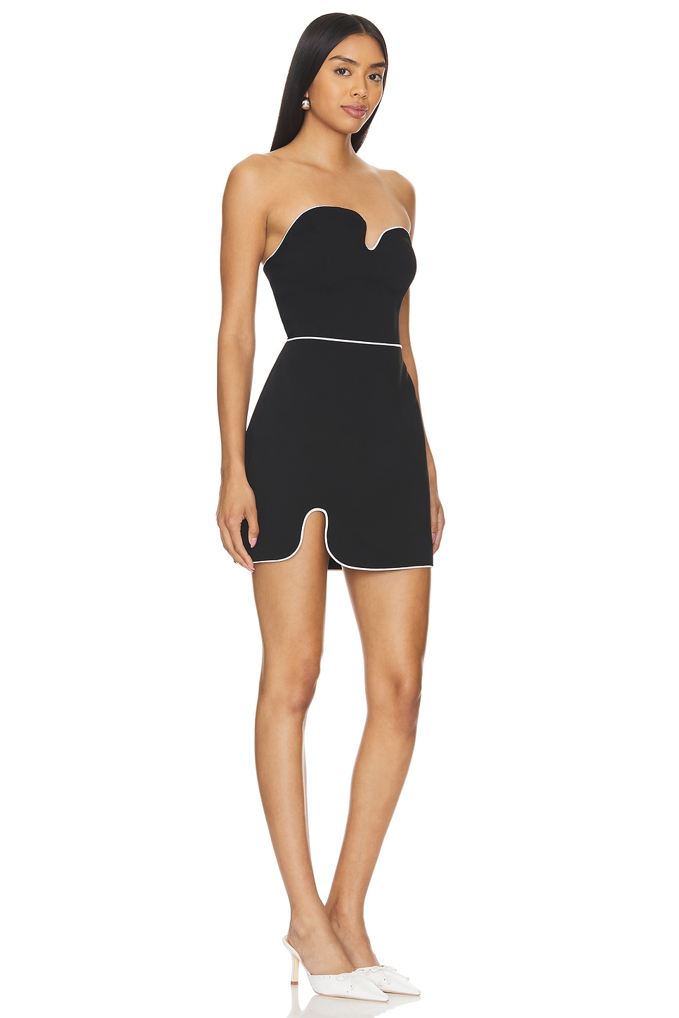 Amanda Uprichard Strapless Puzzle Dress thumbnail
