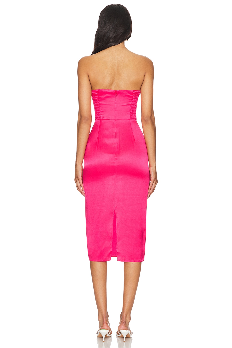 Amanda Uprichard Meline Midi Dress thumbnail