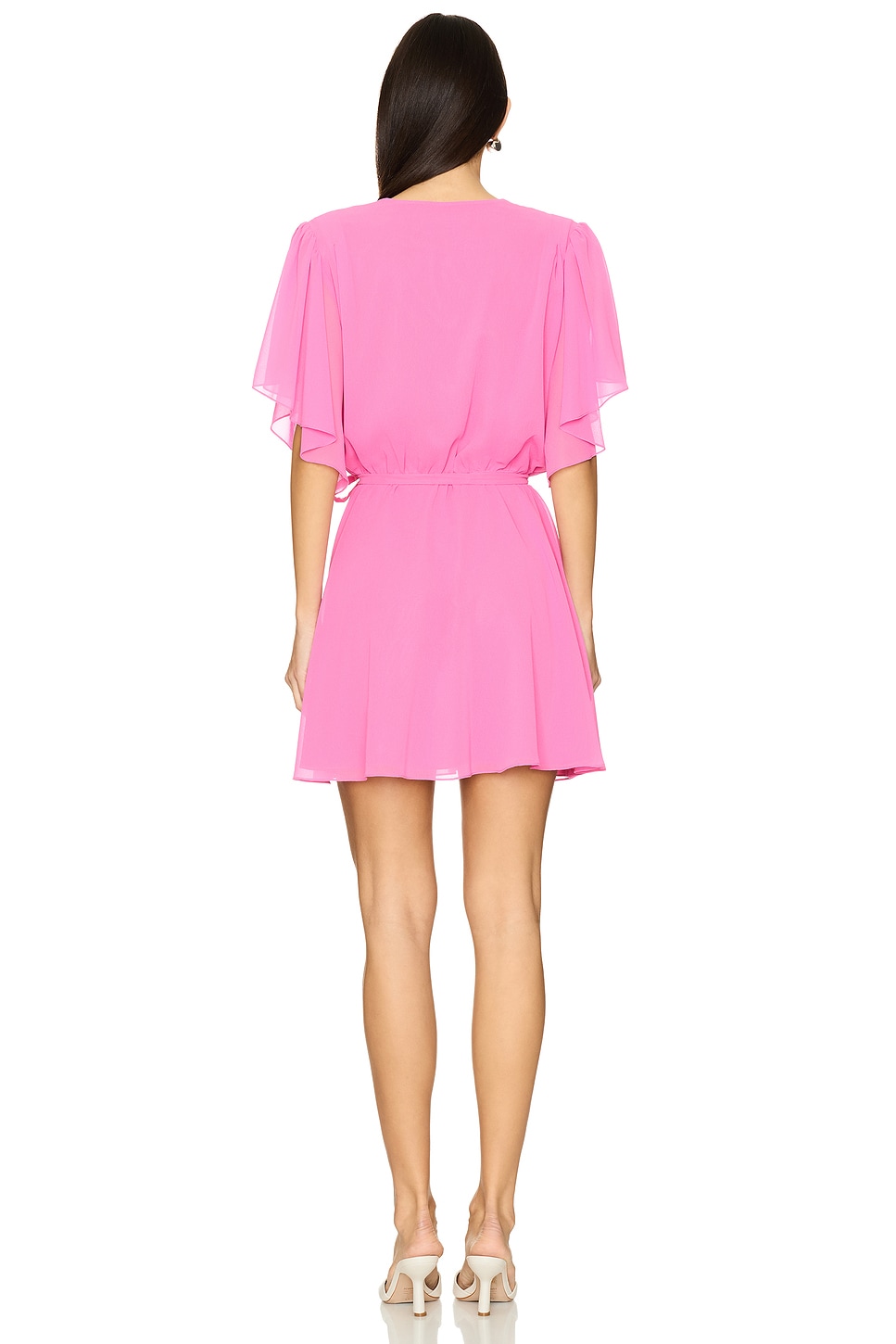 Amanda Uprichard Athena Dress in Azalea | REVOLVE