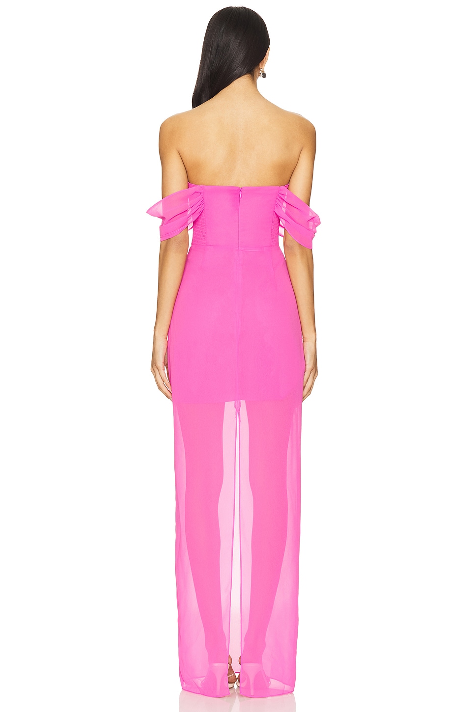 Amanda Uprichard Darien Maxi Dress in Azalea | REVOLVE