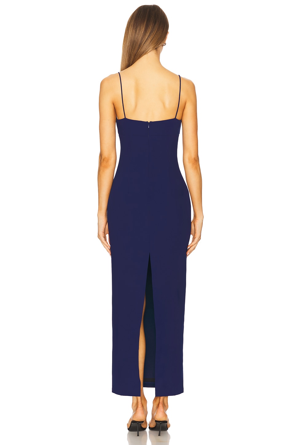 Amanda Uprichard Lawrence Maxi Dress in Navy | REVOLVE