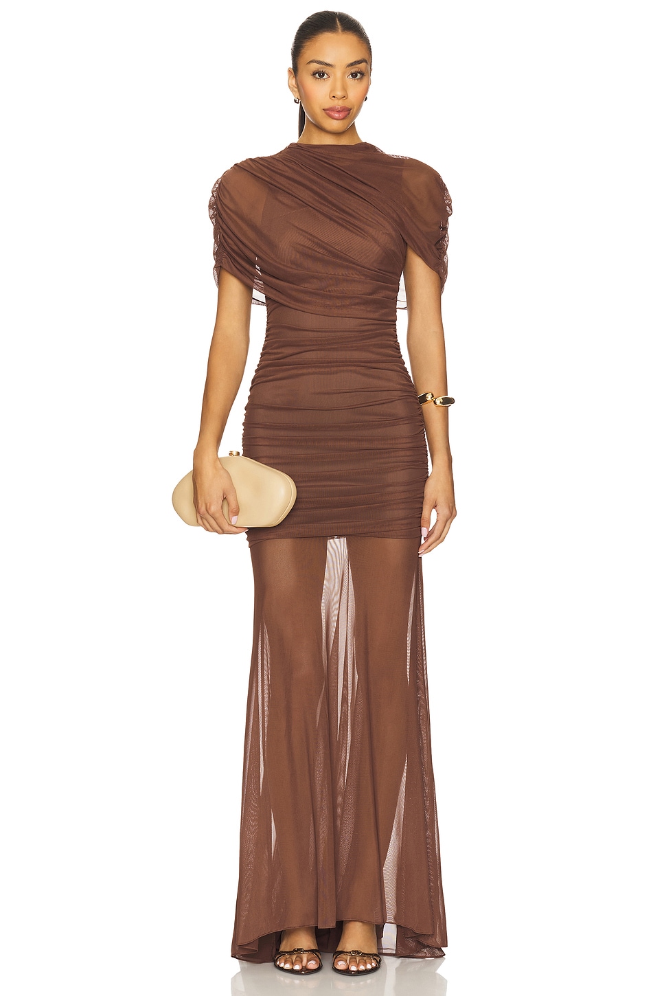 x REVOLVE Evianna Mesh Gown