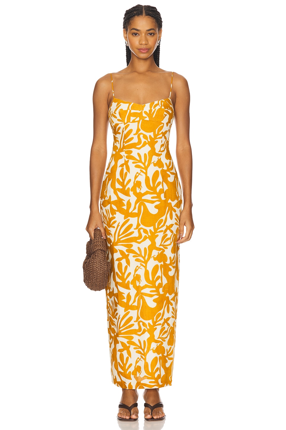 Amanda Uprichard Lawrence Maxi Dress in Botticelli Print | REVOLVE